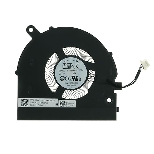 Replacement CPU Cooling Fan for Lenovo ThinkPad L13 Gen 3 4 5 L13 Yoga Gen 3 4 S2 Gen 7 8 9 S2 Yoga Gen 7 8 9 X1 Carbon 12th Gen 5F10Z58251 5F10Z58252