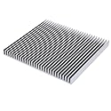 Awxlumv Large LED Aluminum Heatsink 200 x 220 x 18mm / 7.87 x 8.66 x 0.7 Inch Cooler 30 Fins Heat Sink Board