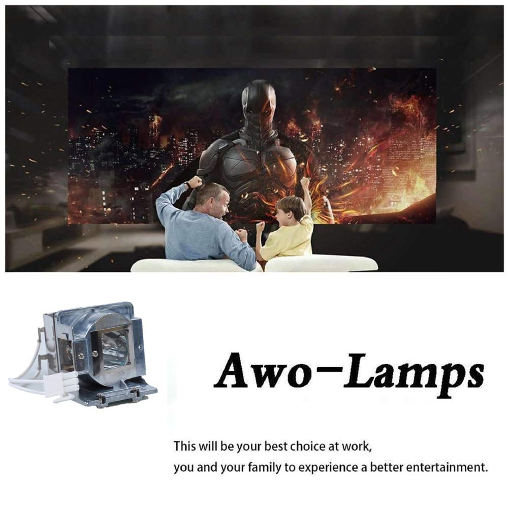 AWO Original P-VIP240W Lamp for RLC-080/RLC-083/RLC-084/RLC-088/RLC-089/RLC-090/RLC-091 with Housing for VIEWSONIC
