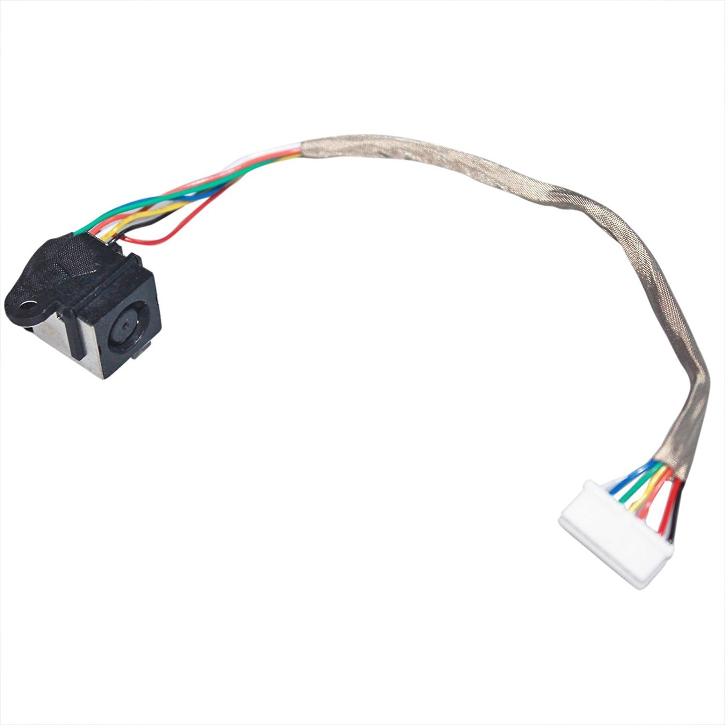 New AC DC Jack Power Plug in Charging Port Connector Socket with Wire Cable Harness Replacement for Dell PP33L PP39L 1535 1536 1537 1555 1557 1558