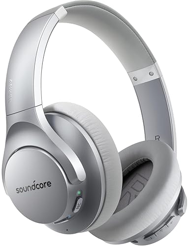 Soundcore Anker Life Q20 Hybrid Active Noise Cancelling Headphones, Wireless Over Ear Bluetooth Headphones, 60H Playtime, Hi-Res Audio, Deep Bass…
