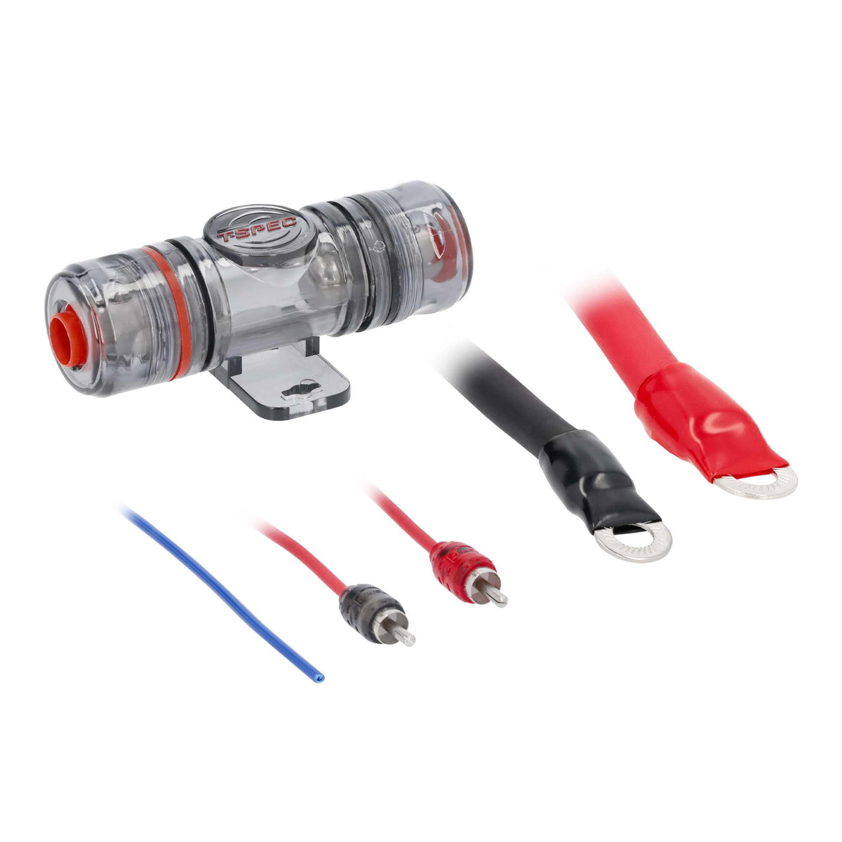 T-Spec V6-RAK4 v6 Series 4-Gauge 1,000-Watt Amp Installation Kit with RCA Cables