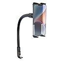 Arkon Mounts - Car Seat Rail Phone or Tablet Mount | Flexible Positioning | 22" Gooseneck | 360° Adjustability | Tablet Holder fits iPhone, Galaxy