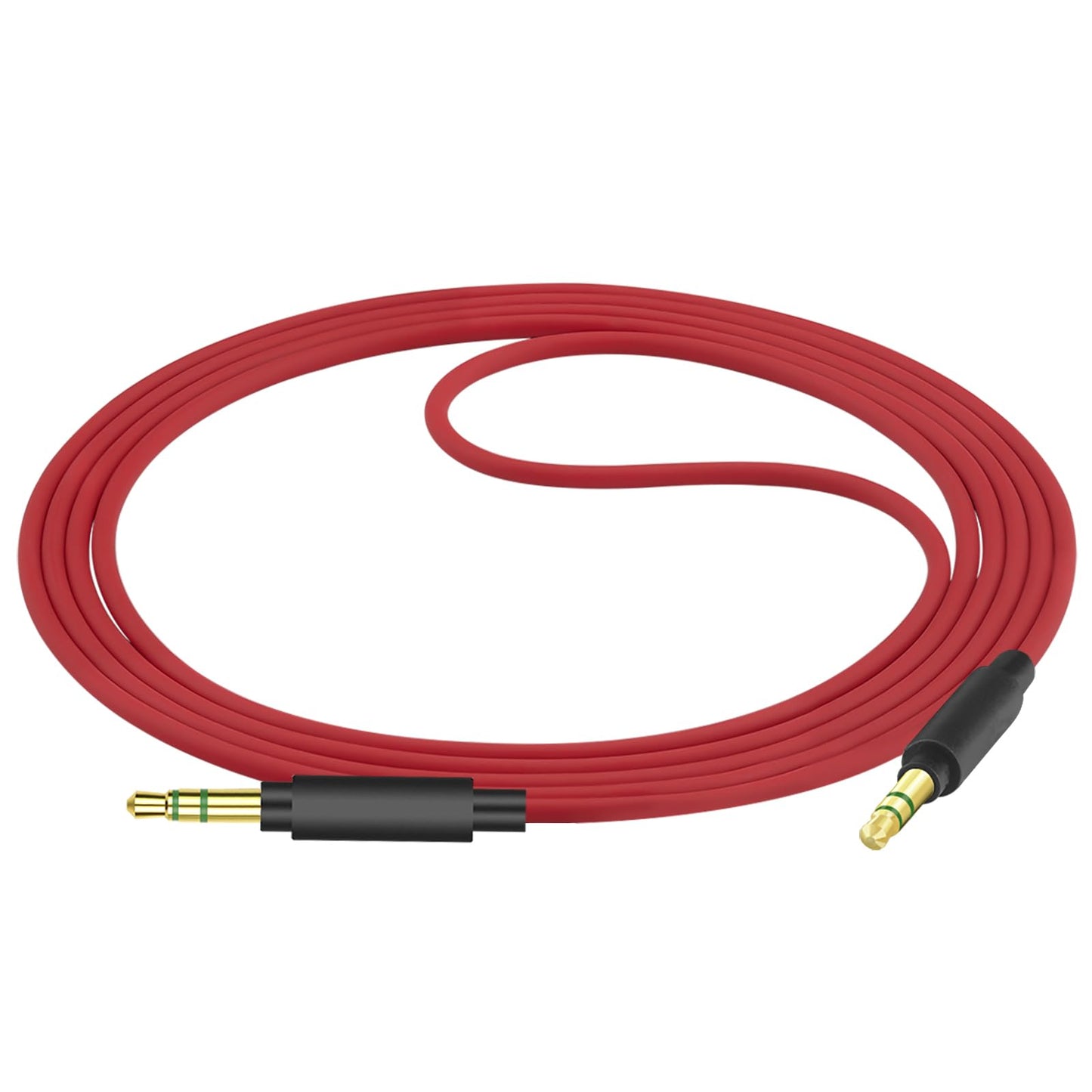 GEEKRIA Audio Cable Compatible with Beats Studio Pro/3/2, Solo 4/3/2, Mixr, Pro Headphones, 1/8" (3.5mm) to 3.5mm Aux Replacement Stereo Cord (4…