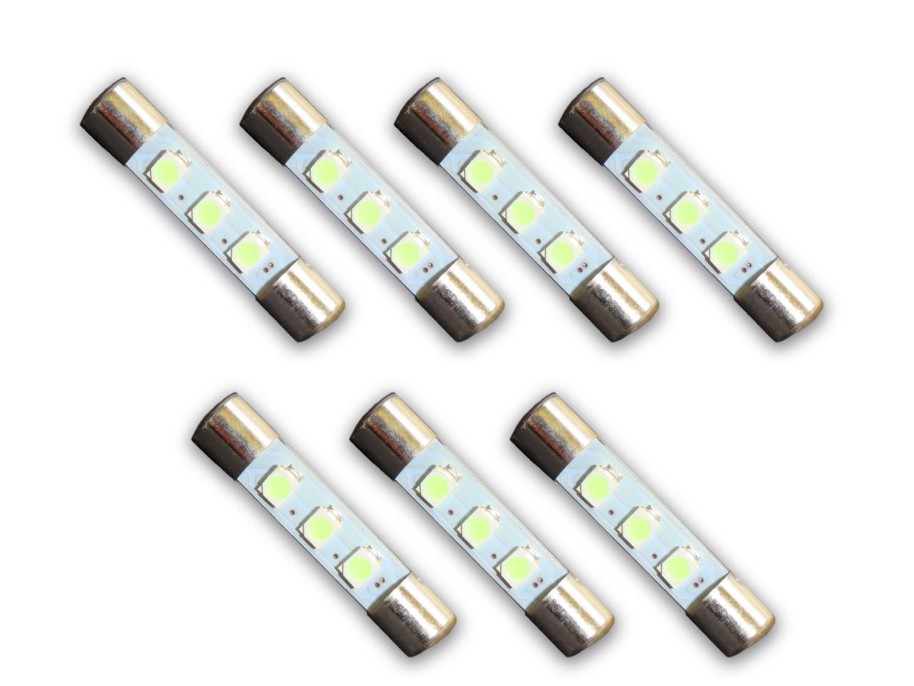 7 Warm White 8V LED Lamp Fuse-Type Bulbs for Marantz Receivers and Amplifiers