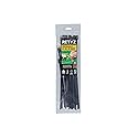 RETYZ Releasable Cable Ties Combo Pack, 30 Pack, 50 lb Tensile Strength, Multi-Size (8-Inch, 10-Inch, 12-Inch), All Black, Heavy Duty Zip Ties
