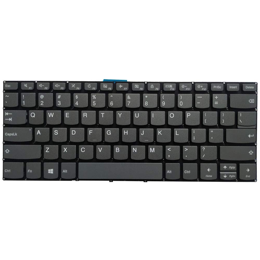 Laptop Replacement Keyboard Fit Lenovo IdeaPad Flex 5-1470 Flex 5-1570 US Layout No Backlight