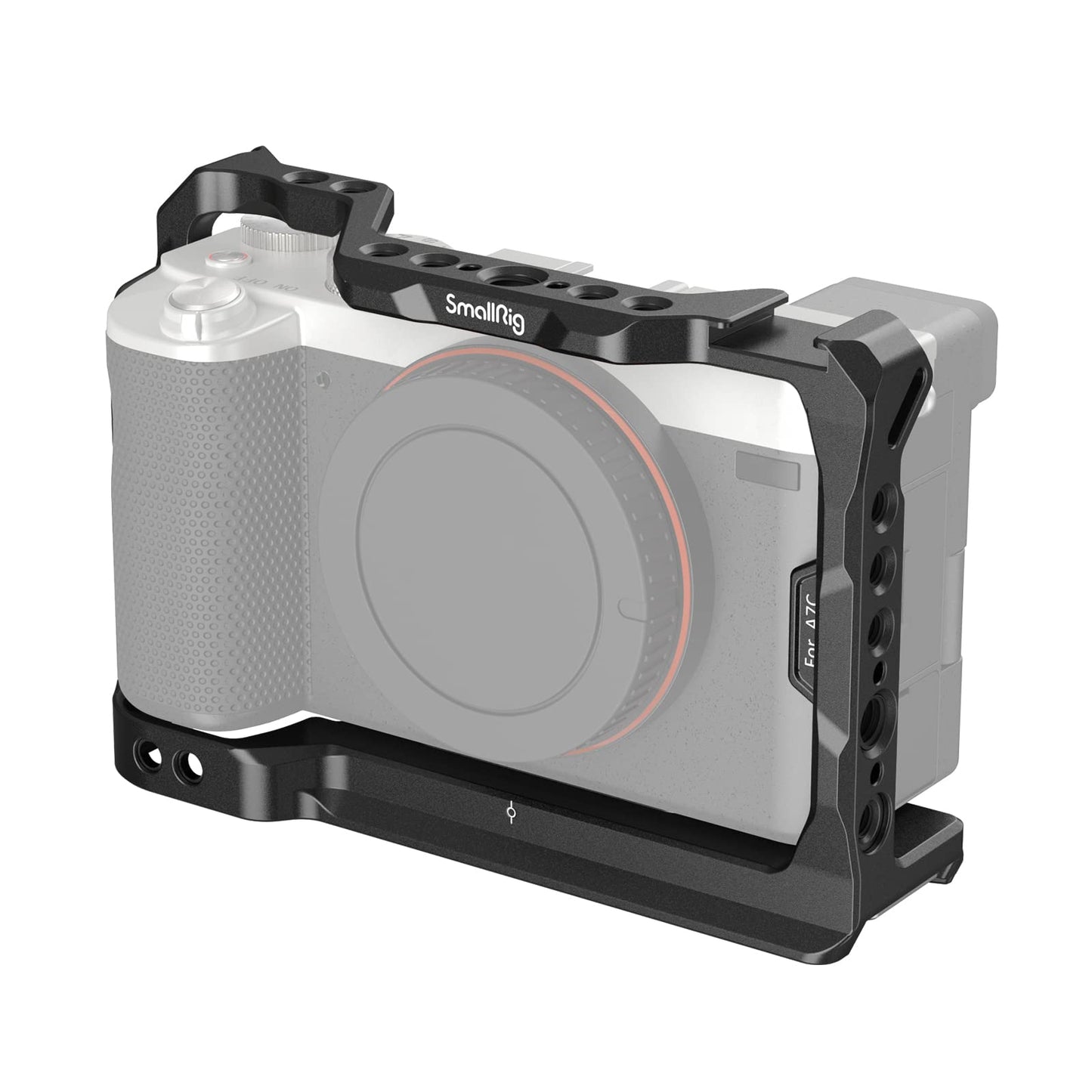 SmallRig A7C Aluminum Alloy Full Cage Camera for Sony A7C, Integrated Cold Shoe, with Quick Release Plate for Arca-Swiss and Locating Holes for ARRI