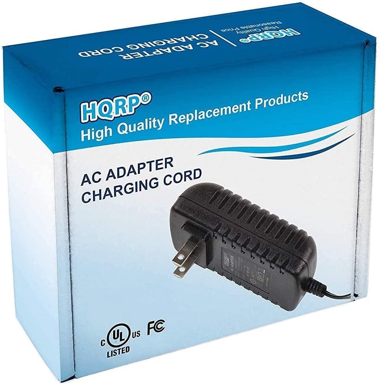 HQRP AC Adapter/Power Supply Replacement Compatible with Brother P-Touch Extra PT-300 PT-310 PT-320 PT-340 Labeling System + HQRP Euro Plug Adapter