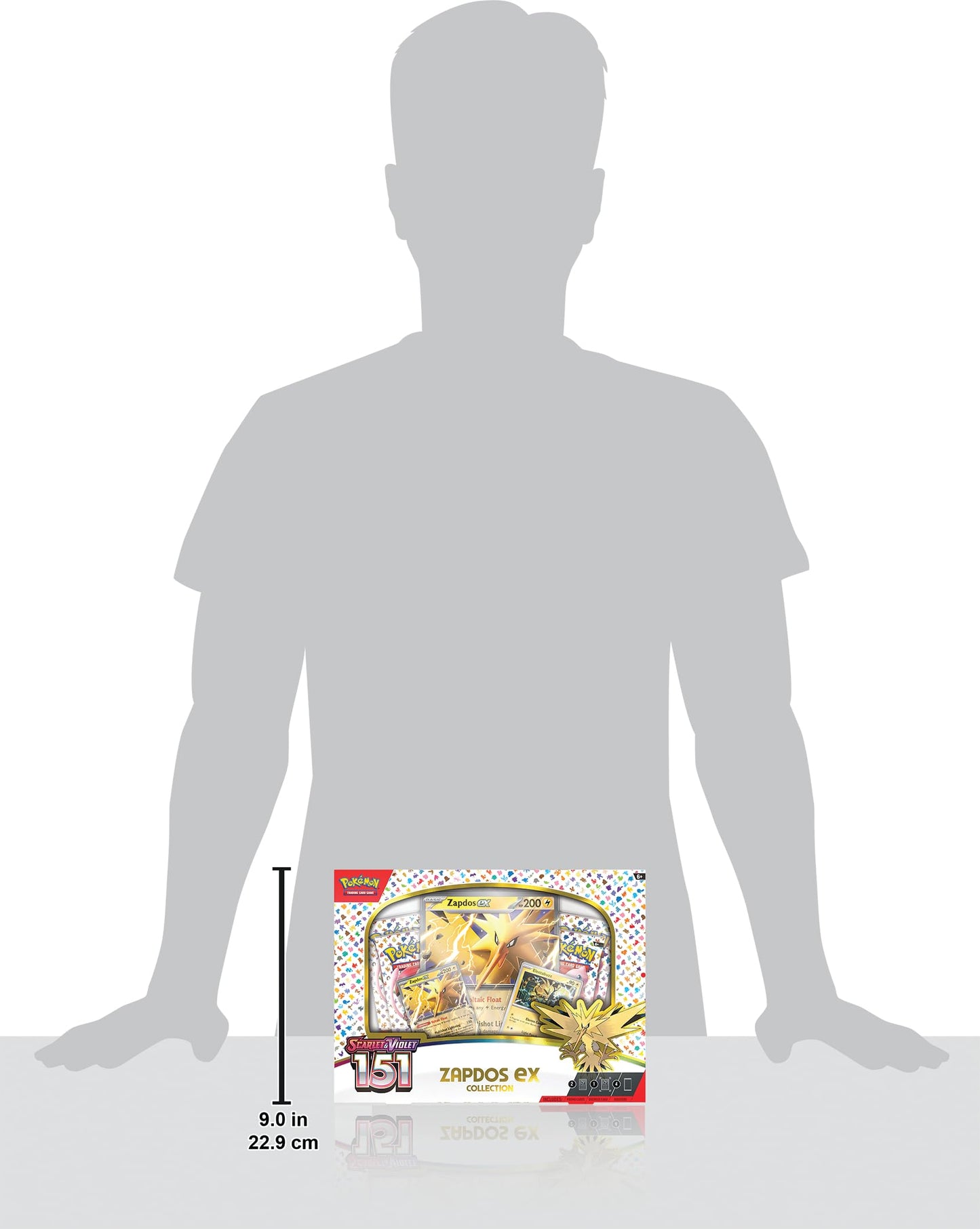 Pokemon TCG Scarlet & Violet 3.5 Pokemon 151 Zapdos Ex Box