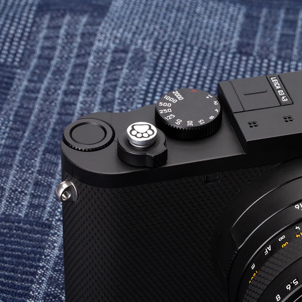 Camera Shutter Button Compatible with FUJIFILM X-T5 X-T4 X-T20 X-T30 X-T200 X-PRO2 ?,Soft Release Button for laica M9 (Cats paw2)