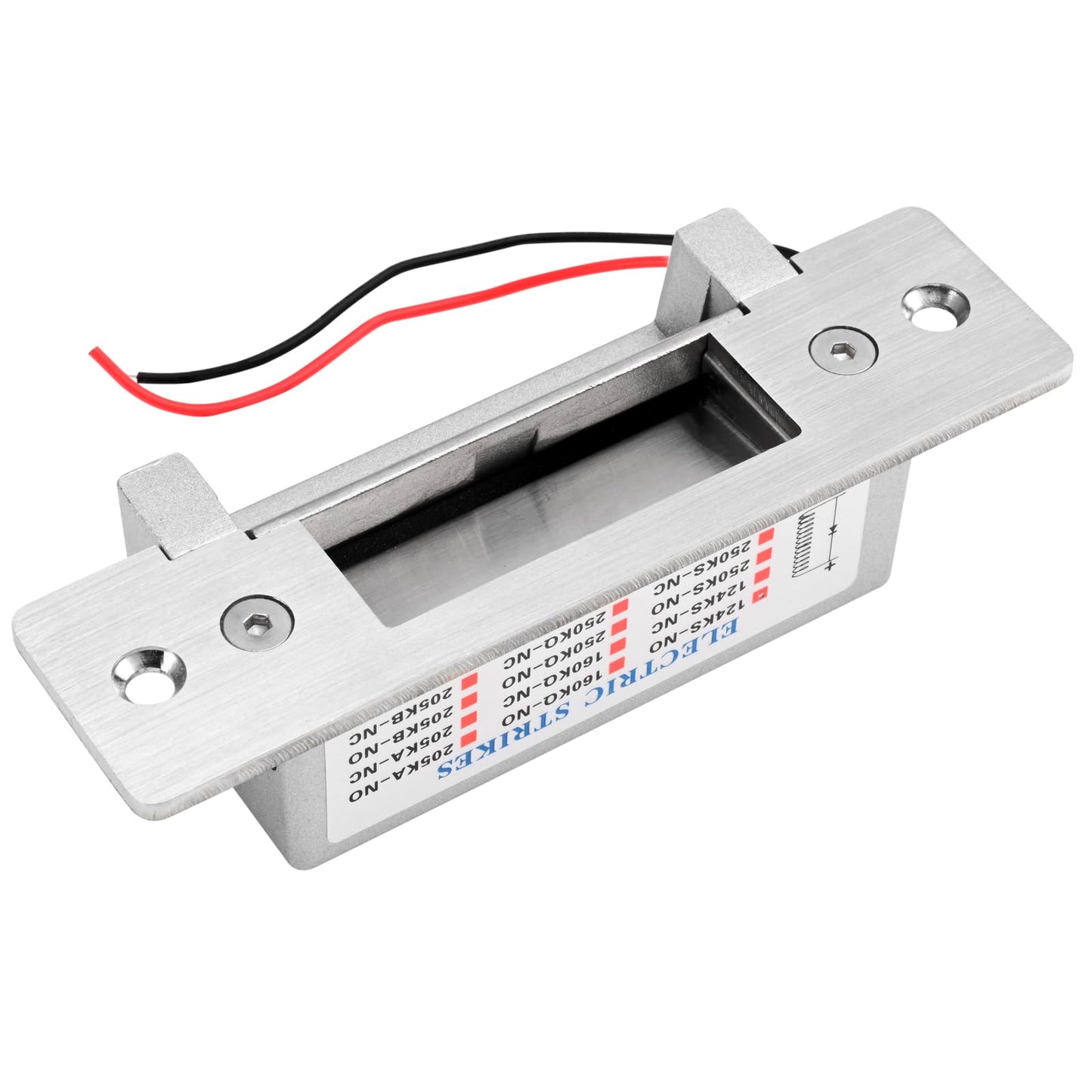 Heavy Duty Electric Door Strike Lock ANSI Standard 12V DC Fail-Secure or Fail-Safe Adjustable for Access Control Cylindrical Locksets or Mortise Lock