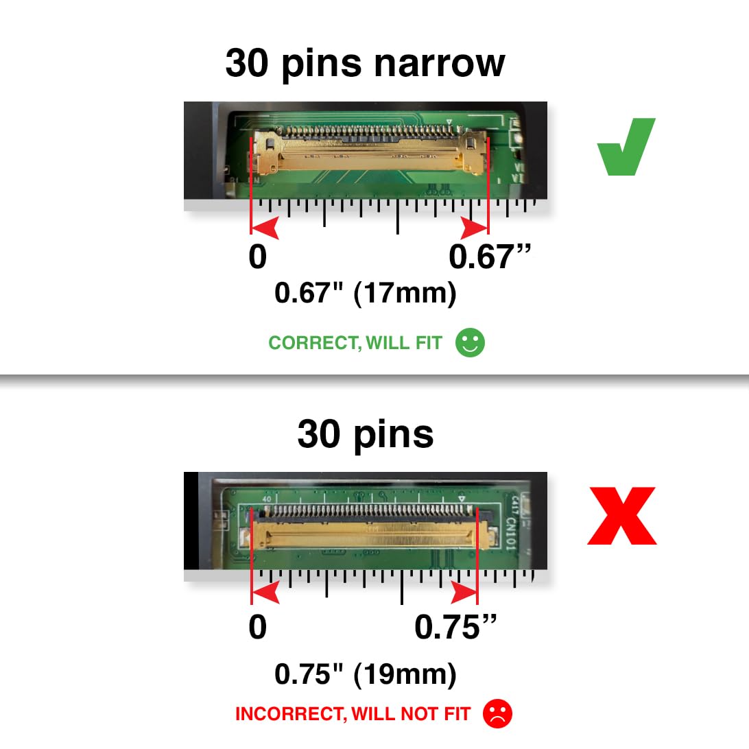 LCDBros Replacement Screen for Dell INSPIRON 16 5630 30 Pins FHD+ 1920x1200 Matte LCD LED Display with Tools & Tape