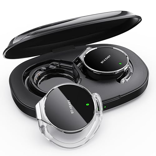 Micool On Ear Bluetooth Headphones, Open-Ear Headphones Wireless with 4-Mic ENC for Crystal Clear Calls, 52H Total Battery, Dual Device, Sport Clip…
