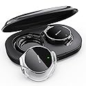 On Ear Headphones Bluetooth 5.4, Noise Cancelling Open Ear Headphones Wireless, Water-Drop Shaped Clip On Sport Headset Bluetooth with 4 Microphone…