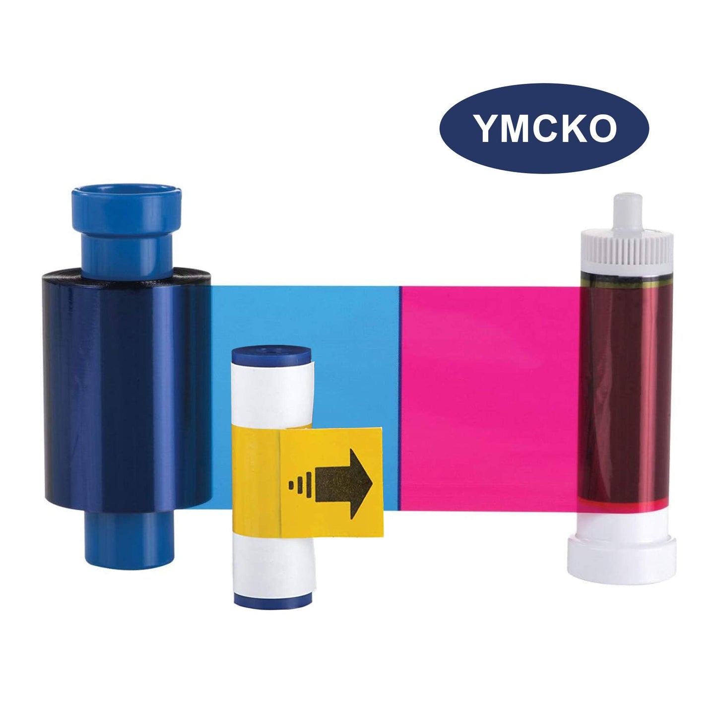 EVOLIS YMCKO Straight from The Manufacturer Highest Quality Ribbon Cassette (R5F008AAA) 300 Print Color Ribbon Compatible in The EVOLIS PRIMACY