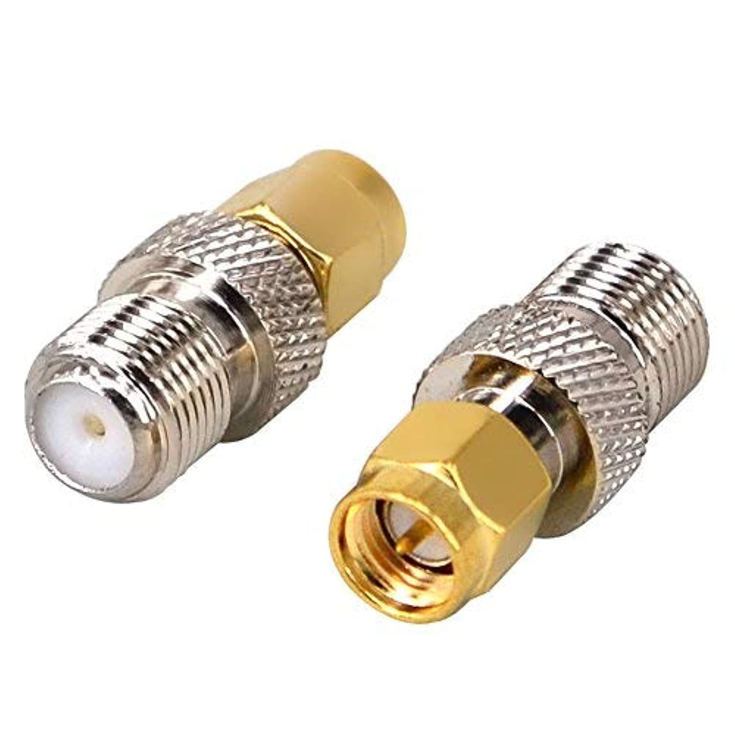 BOOBRIE Coaxial Cable Connector SMA to F Coax Adapter SMA Connector SMA Male to F Female Adapter for LAN/LMR Wireless Antenna Devices/Coaxial
