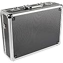 Ultimaxx Medium Aluminum Hard Case with Pre-Cut Foam for Travel and Storage of DSLRs, Gear, and Equipment for DSLR Camera & Camcorder Models from