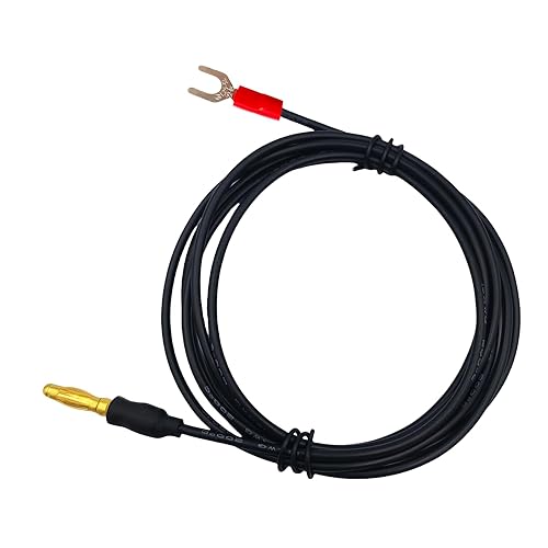 Turntable Grounding Wire for Technics SL-B92 B250 J1 J2 J3 L3 SL-10-5ft Ground Cable with Gold Plated Plug