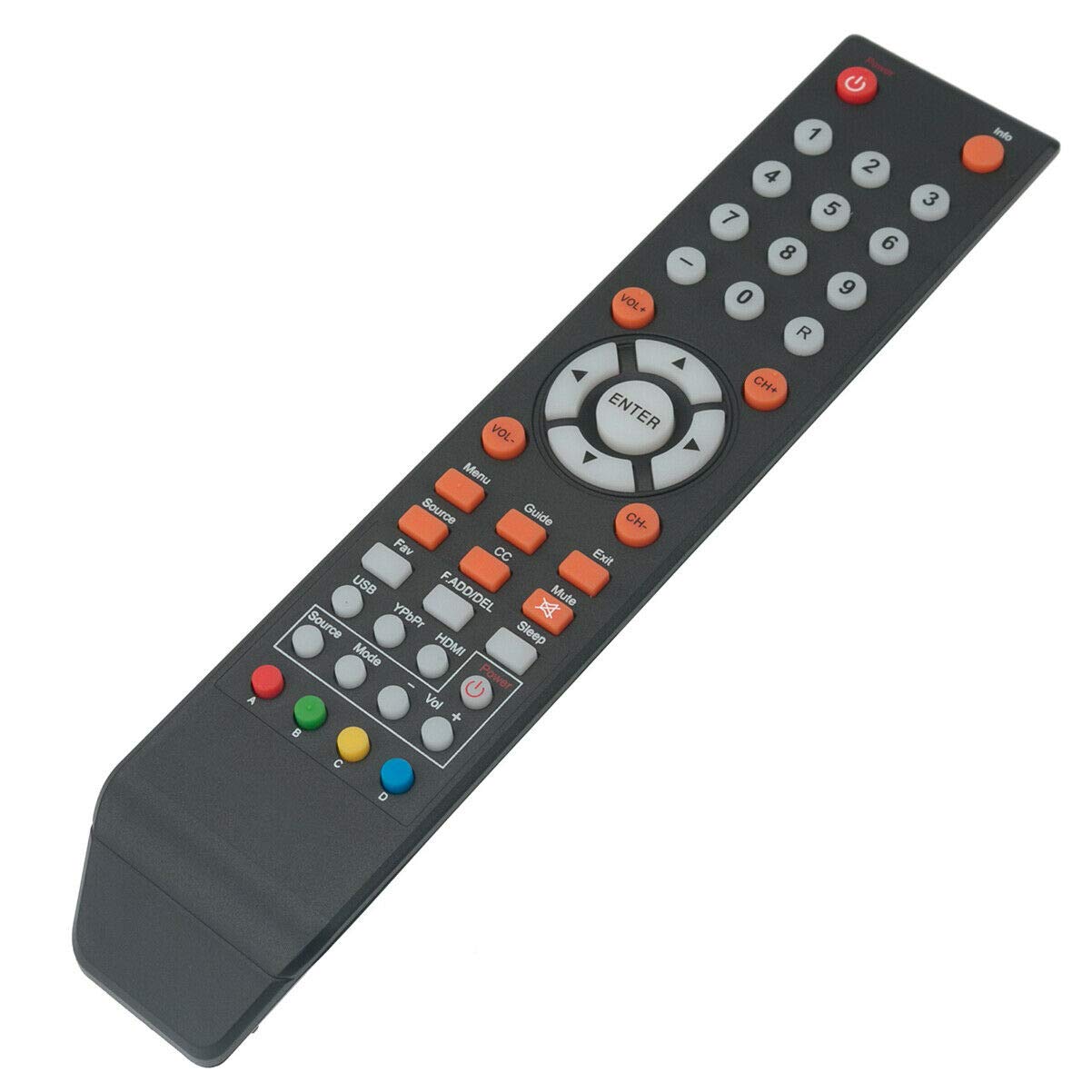New Remote for Sceptre TV X322BV-SR U750CV-UMR E195BD-SRR E195BV-SRR X405BV-FSR