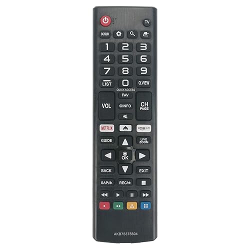 Replacement TV Remote Control Controller for LG 70UN7070PUA 75UN7070PUC 4K HDR UHD Smart LED TV