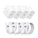 USB C Charger Block?Fast Charging Wall Charger USB C Power Adapter?Type C Brick Cube with 6FT Cable for iPhone 17/17 Plus/17 Pro Max/16/16 Plus/16