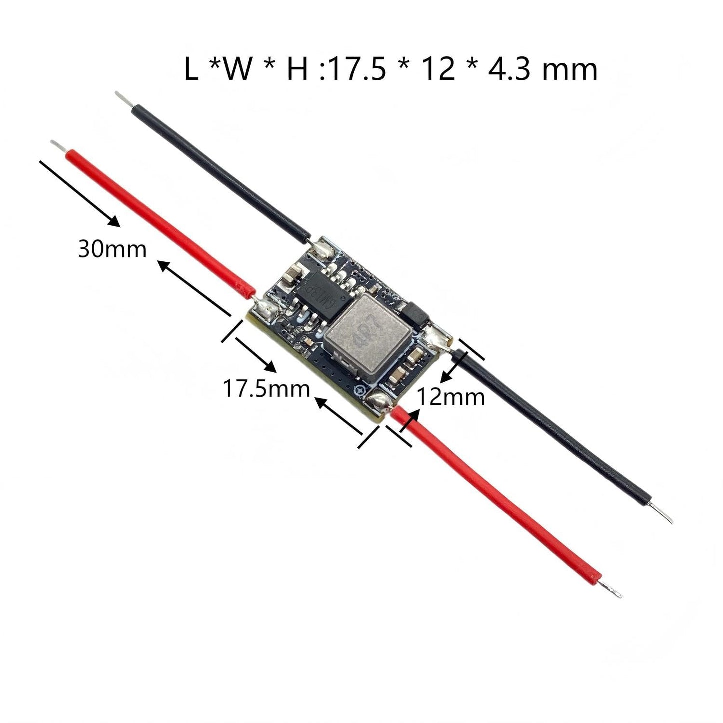 5pcs 3.3V Buck Converter Module, DC 4.5-24V to 3.3V Voltage Regulator, Mini Power Supply, Suitable for 9V/12V/24V Conversion (3.3V-DC)
