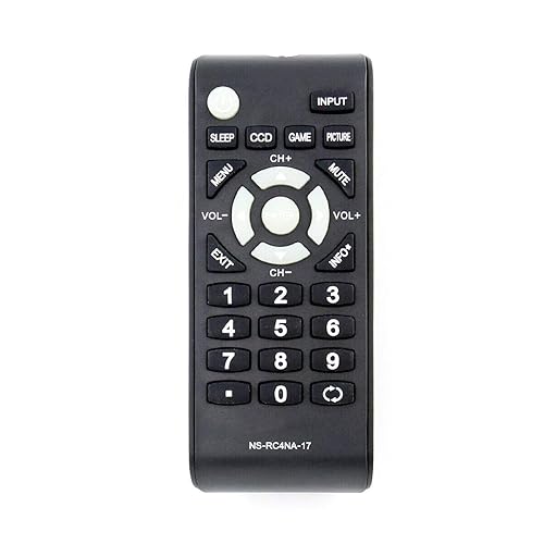 Replacement TV Remote Control Controller for Insignia TV NS-39D310NA17 NS-40D510MX17 NS-40D510NA17 NS-55D510NA17