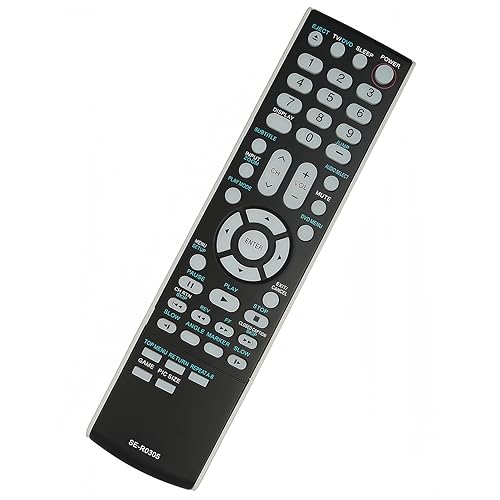 Universal Replacement Remote Control Compatible for Toshiba TV/DVD 22LV505C 22LV61K 22LV610 22LV611U-T SER0305 15LV505 19CV100U 19LV61K 19LV505