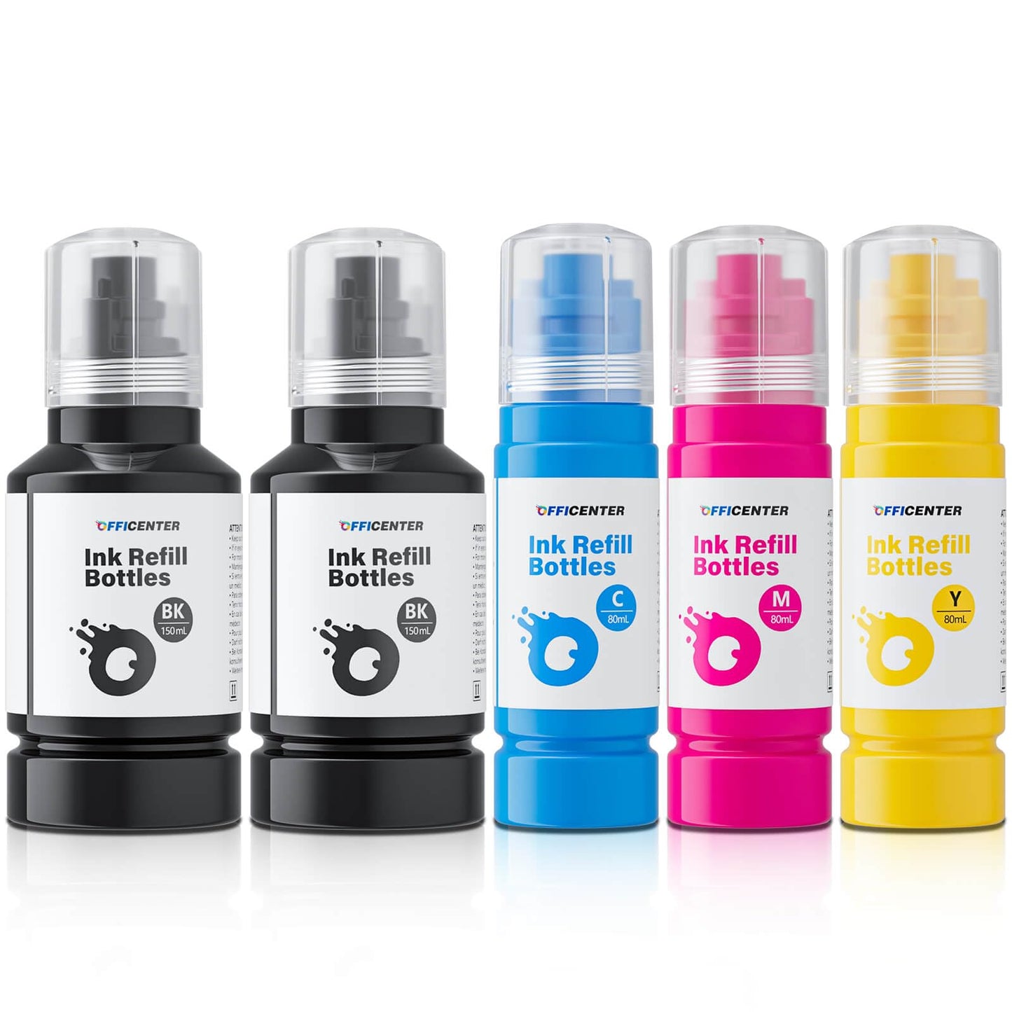 OFFICENTER Compatible Ink Refill Bottles for ET2760 ET-4760 ET2750 ET-3760 ET-2850 ET-15000 ST-4000 ST-2000 ET-3710 ET-3850 ET-3750 ET-4850 ET-3830