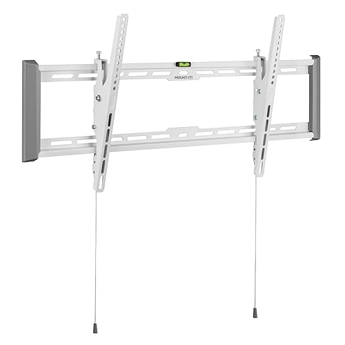 Mount-It! Tilting TV Wall Mount for 43"-90" TVs, Ultra Slim Heavy-Duty TV Mount with Low Profile 1.9", VESA 200x200 to 800x400, Supports up to 165