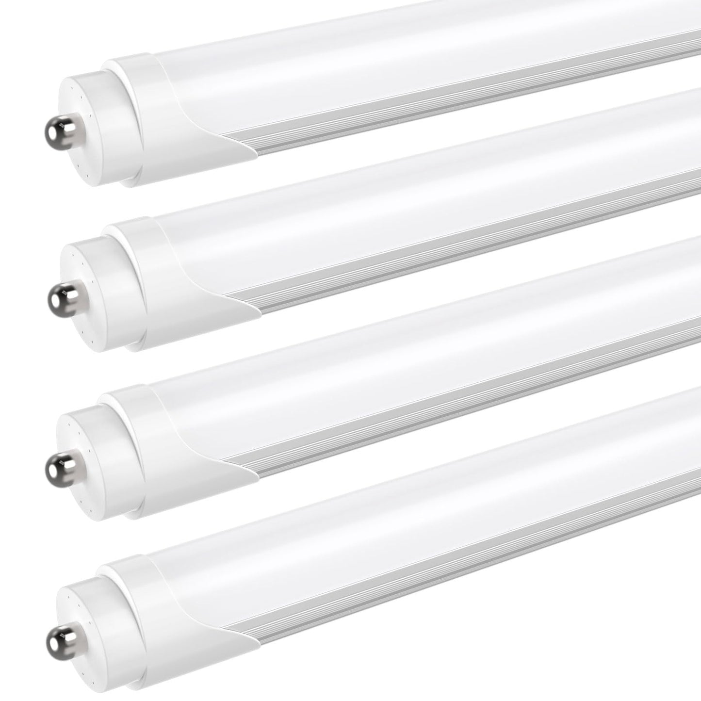 JESLED T8 T10 T12 8FT LED Tube Light Bulbs, 50W 6000LM, 5000K Daylight