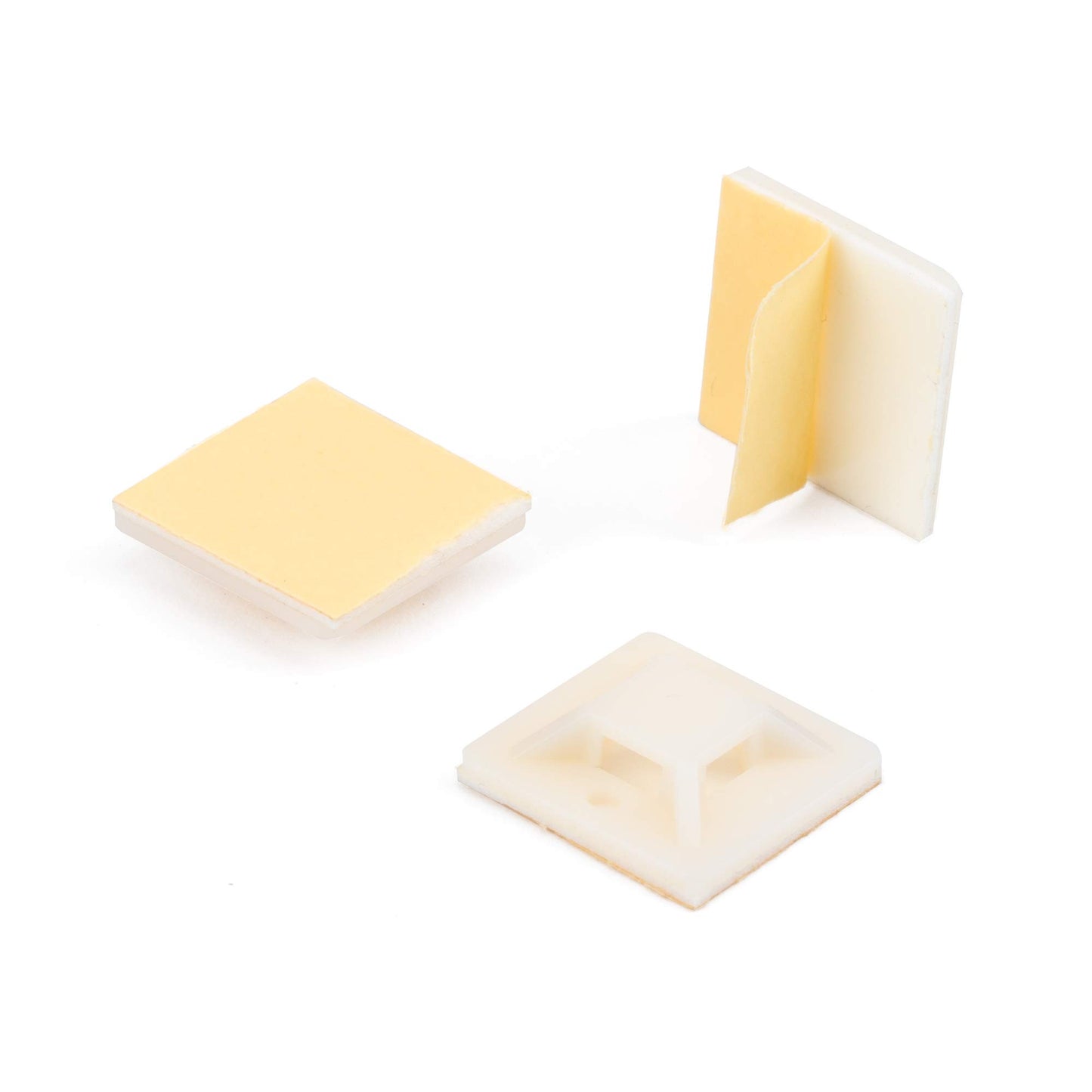 Cable Matters 100-Pack Self-Adhesive Cable Tie Mounts and 6 Inch Nylon Cable Ties in White