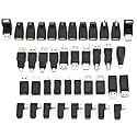Lazmin USB Adapter Kit, 40PCS Multiple USB2.0 Adapter Converter Connectors, Compatible USB1.1/1.0