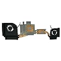 Replacement CPU Cooling Fan with HEATSINK for Lenovo ThinkPad P72 (20MB/20MC) 01HY796 NP18P-Q3 AT170002DT0 ND75C28-18A01 ND65C-18A02 DC 5V 0.5A 6-PIN
