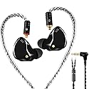 DCMEKA Wired Earbuds in-Ear Headphones for Singers/Drummers/Musicians, Noise Isolating Bass Driven Earphones, Carry Case, Ear Buds Tips, MMCX 3.5MM…