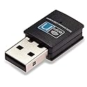 300Mbps USB WiFi Adapter, LOTEKOO Wireless LAN Network Card Adapter WiFi Dongle for Desktop Laptop PC Windows 10 8 7 XP MAC OS (Plug-and-Play