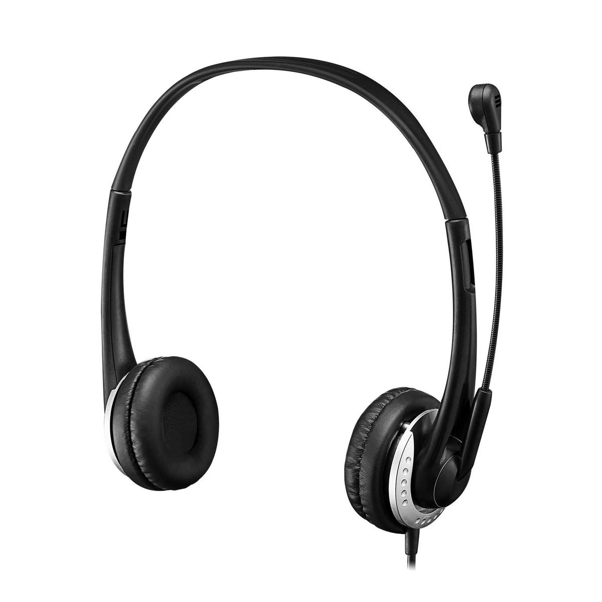 Adesso Xtream P2 USB Wired Multimedia Headset, Black