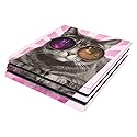 MightySkins Skin Compatible with Sony PS4 Pro Console - Galaxy Cat | Protective, Durable, and Unique Vinyl Decal wrap Cover | Easy to Apply, Remove
