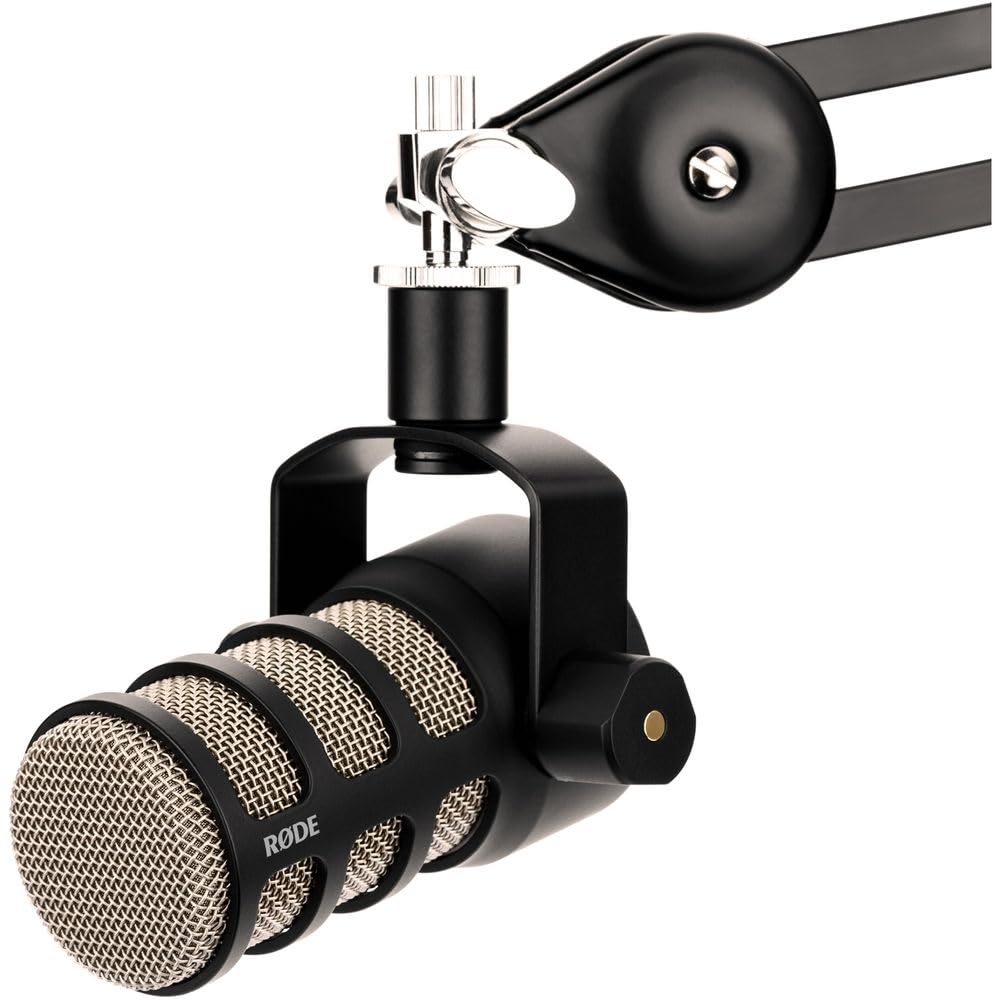 Rode PodMic Dynamic Podcasting Microphone Bundled with 20ft XLR Microphone Cable + Cleaning Cloth (3 Items)