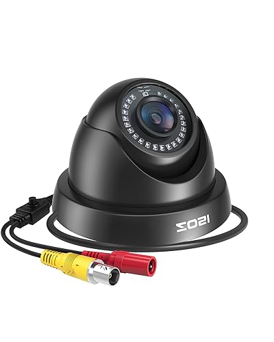 ZOSI 2.0MP FHD 1080p Dome Camera Housing Outdoor Indoor (Hybrid 4-in-1 CVI/TVI/AHD/960H Analog CVBS),24PCS LEDs,80ft IR Night Vision,CCTV Security
