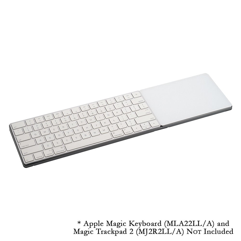 CraftMaster Union Tray for Apple Magic Keyboard and Apple Magic Trackpad 2 - Metal Dock Stand Controls Your iMac or Laptop Remotely, Premium Home