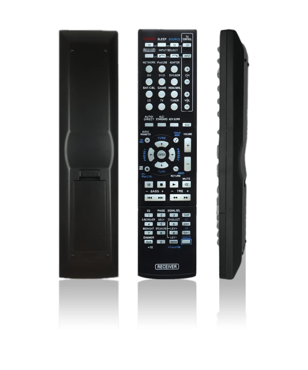 JISOWA Replacement Remote Control Universal for Pioneer VSX-1017TXV-K VSX-524 VSX-324-K-P AXD7542 AXD7691 VSX-531 VSX-33 AXD7536 VSX-1016TXV-S