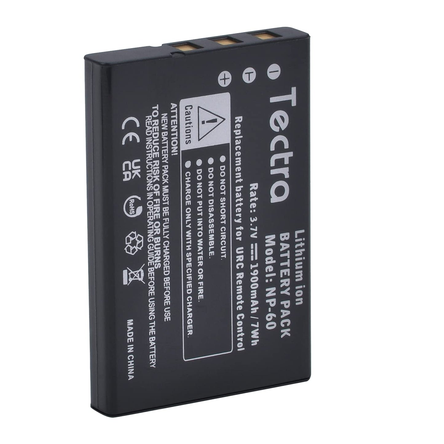 Tectra 2-Pack 1900mAh Battery Compatible with Universal Remote Control URC 11N09T NC0910 RLI-007-1 LIT0404, MX-810, MX-880, MX-890, MX-950, MX-980
