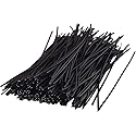 LAVZAN 4inch?500pcs?Black Twist Ties/Twist Tie/Cable Ties/Cable Tie