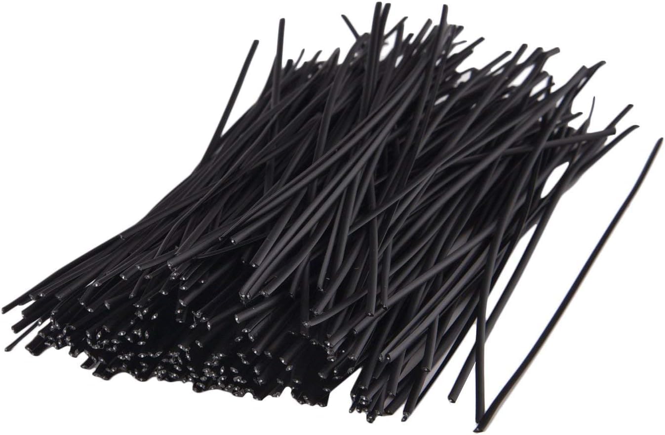 LAVZAN 4inch?500pcs?Black Twist Ties/Twist Tie/Cable Ties/Cable Tie