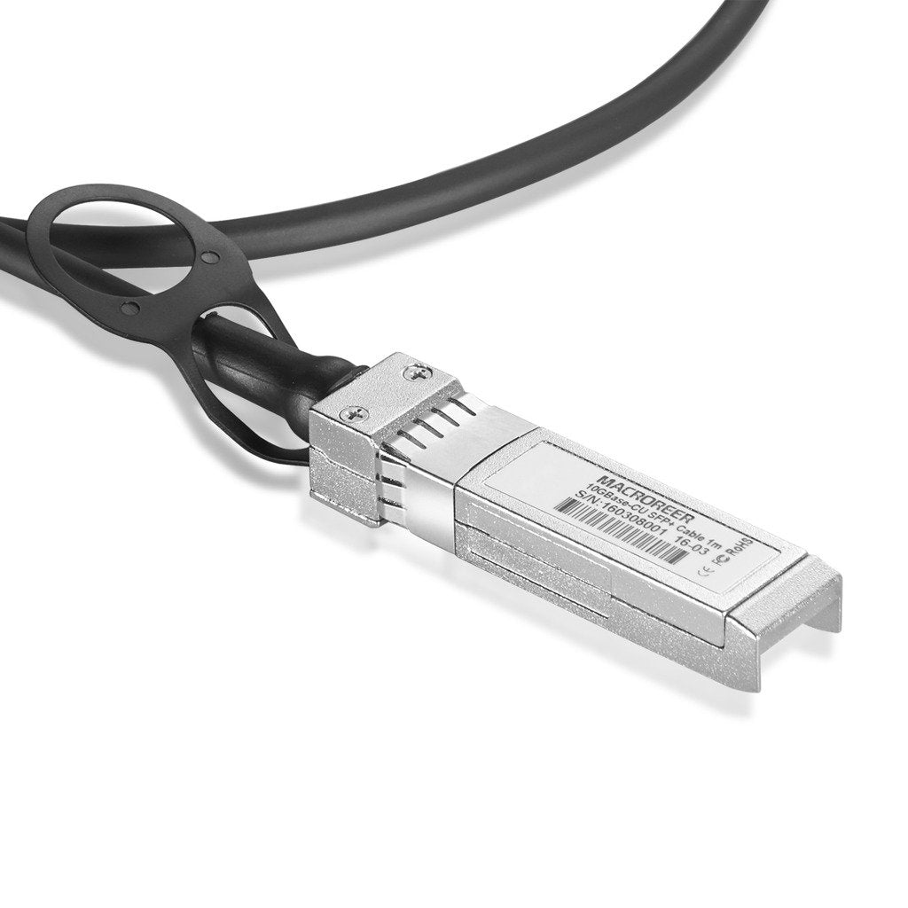 10G SFP+ DAC Twinax Cable, Passive Direct Attach Copper SFP Cable, Compatible with Intel XDACBL3M,3-Meter, Ethernet Network DAC