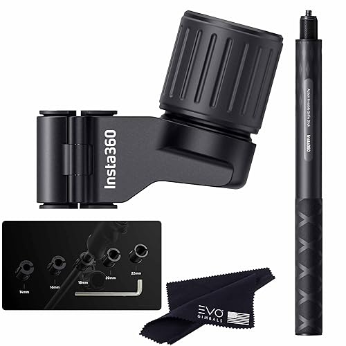 Insta360 Ski Pole Mount for Action Cameras, compatiable with Insta360 X5/X4 Air/X4/X3/ ACE/ACE PRO2/X2, GoPro Hero13/12/11/MAX2, DJI OSMO 360 Action
