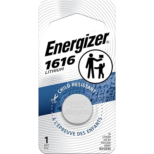 Energizer 1616 Lithium Coin Battery, 1 Pack