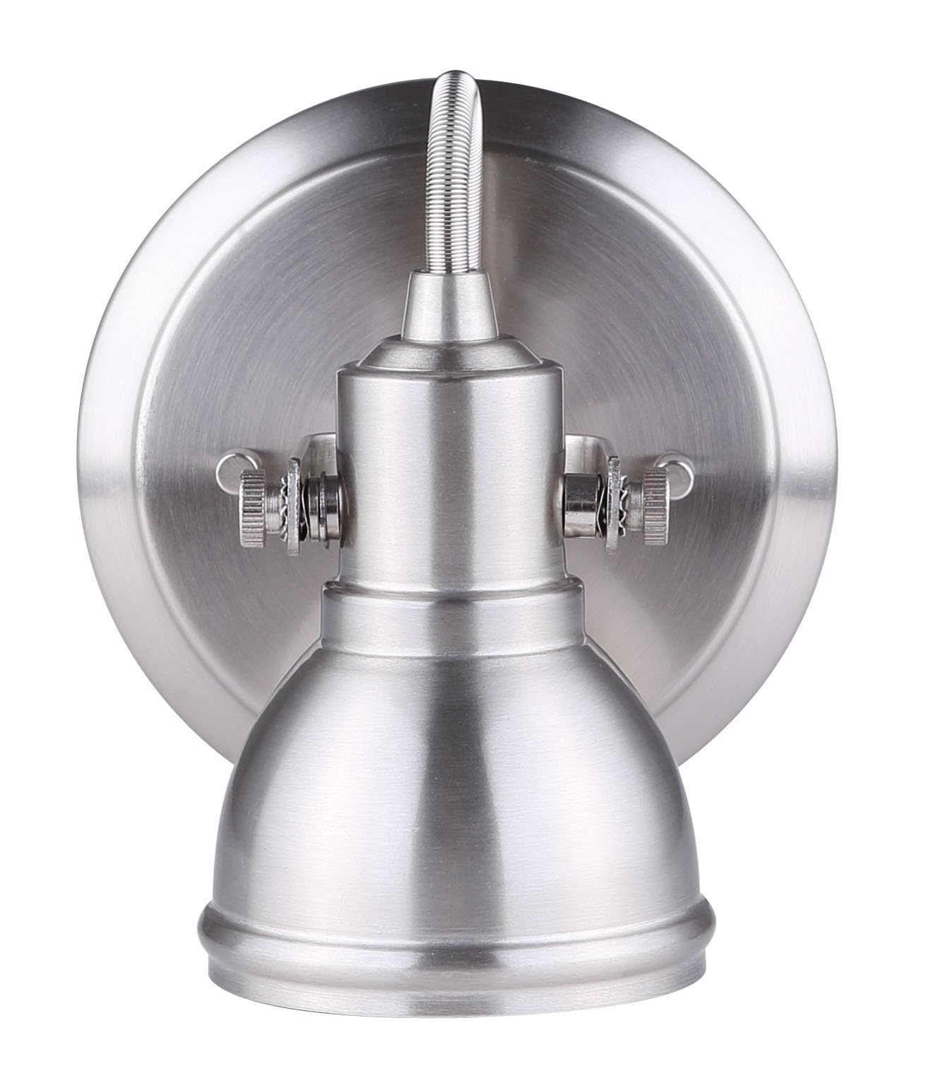 CANARM ICW622A01BN10 LTD Polo 1 Light Ceiling/Wall, Brushed Nickel with Adjustable Head